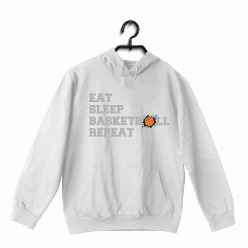 Basketball Sports Basketball Eat Sleep Basketball Repeat UNISEX HOODIE Sweatshirts